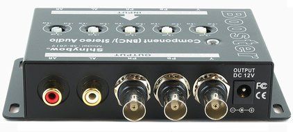 Shinybow Component BNC Video + Stereo Analog Audio Booster Extender Distribution Amplifier SB-2819 by Shinybow N2