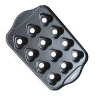 Befamous 12 Cups Non-stick Muffin Cupcake Pan - Removable Bottoms Round N15