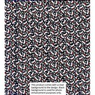 Snow &amp; Santa Hats Red &amp; White Cocoa Butter Chocolate Transfer Sheet by GSA