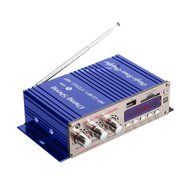 Compact Mini Size High Power Hi Fi USB MP3 SD Stereo AMP Amplifier Remote Control For Home, Car, Motorcycle, Van... N2
