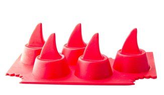 Silicone Shark's Fin Mold/tray - Good for Baking, Cooking and Molding!!! N2