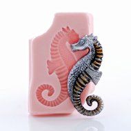 Seahorse Silicone Mold Food Safe Fondant, Chocolate, Candy, Resin, Polymer Clay, Soap, Craft, Jewelry Food Mold.