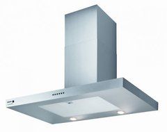 Fagor 5CFB-36X 36" Wide Sleek Design Wall Mounted Range Hood 600 CFM Internal Blower Electronic Touch Controls...