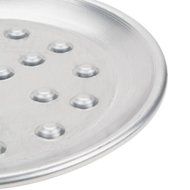 American Metalcraft HACTP10N 10" Heavy Weight Aluminum Coupe Pizza Pan with Nibs N2