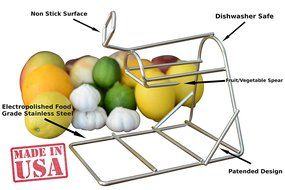 Chicken Roasting Rack Non Stick- Patented Design- Maher Customs N4