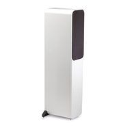 Q Acoustics 3050 Floorstanding Speaker Pair (Gloss White) With QED Silver Anniversary XT Speaker Cable Pair 6.5... N2