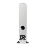 Q Acoustics 3050 Floorstanding Speaker Pair (Gloss White) With QED Silver Anniversary XT Speaker Cable Pair 6.5... N3