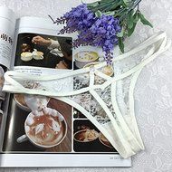 Oligex(TM) Girl White Rose Red Bandage Thongs Women Breathable Panties Underwear Briefs Transparent Lingerie Underwear N6