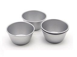 Astra shop Pack of 8 Individual Molds/ Chocolate Molten Pans/ Pudding Cups/ Raspberry Souffle Pot Pie Darioles... N4