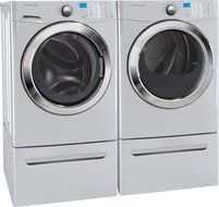 Frigidaire FFSE5115PA 7.0 Cu. Ft. Classic Silver Stackable With Steam Cycle Electric Dryer in Classic Silver N2