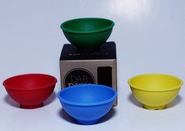420 Science DabDish Silicone Concentrate Dishes - 4 Pack