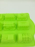 6 Truck Jeep Car Shape Silicone Cake Baking Mold Cake Pan Muffin Cups Handmade Soap Moulds Biscuit Chocolate Ice...