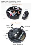 YUJIN Robot iClebo POP Magic Balck YCR-M05-P3 Remote Robotic Vacuum Cleaner + free gift N3
