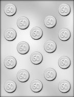 CK Products 1-1/4-Inch 60 Mint Chocolate Mold