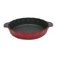 Maxwell and Williams Microstoven Red 10-Inch Quiche Dish