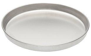 Fante&#039;s Cousin Serafina&#039;s Micro-Textured Naturally Non-Stick Pizza Pan, 13-Inch, Deep Dish, Stainless Steel N2