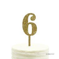 Andaz Press 5th Birthday and Anniversary Acrylic Cake Toppers, Pink Glitter, Number 5, 1-Pack N92