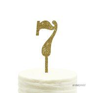 Andaz Press 5th Birthday and Anniversary Acrylic Cake Toppers, Pink Glitter, Number 5, 1-Pack N94