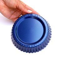 Tart Pan by Vanika, Pack of 4, Non-Stick Coating, Heavy Duty Steel Quiche Pans, PFOA-Free - Excellent Heat Conduction... N7