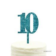 Andaz Press 5th Birthday and Anniversary Acrylic Cake Toppers, Pink Glitter, Number 5, 1-Pack N97