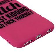 iPhone 6S Case,iPhone 6 Case (4.7") - Candy Color Kidding Words Series Slim Fit Shock-absorption Full Edge Protective... N38