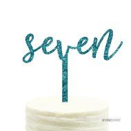 Andaz Press 5th Birthday and Anniversary Acrylic Cake Toppers, Pink Glitter, Number 5, 1-Pack N102