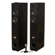 Acoustic Audio TSi300 Bluetooth Powered Floorstanding Tower Multimedia Speakers with Mic TSi300M1 N2