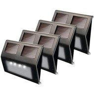 New MAXSA INNOVATIONS 47334-BZ Solar LED Deck Light, 4 pk (Bronze Finish)
