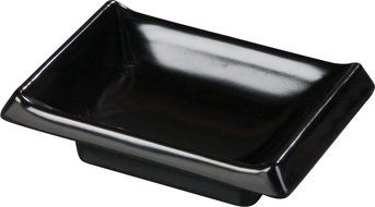 Carlisle 086403 Melamine Japanese-Style Ramekin, 2-oz. Capacity, 3.62 x 2-3/8 x 1", Black (Case of 48) N8