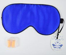 Fomatrade Natural Mulberry Silk Mask, Reversible Sleep Silk Blinder Eyeshade for Travel, Relaxing, Flight, Shift... N12