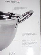Basic Essentials (be) 10 piece Mix and Measure Set - Stainless Steel 2.7 Quart Measuring Bowl, 4 measuring cups... N2