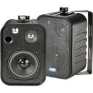 TIC - 5" 40-Watt 3-Way Outdoor Patio Speakers - Black