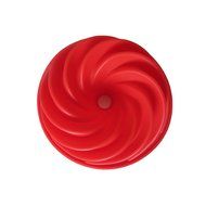Sago Brothers Large Spiral Shaped Bundt Cake Pan, Flower Shaped Silicone Baking Mold Decorating Dessert Cake Pan...