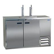 Stainless Steel, Two Beer Dispenser, 2 Kegs, 15 Cubic Feet