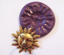 Sun Face Flexible Food Grade Silicone Push Mold