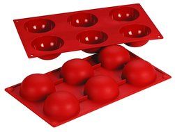 Fat Daddio's Silicone Bakeware Hemisphere, 2.7 Ounces