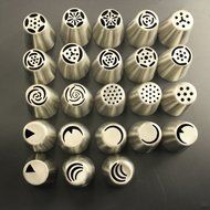 Bestag Russian Tulip Nozzles For Cake Cupcake Decorating Icing Piping Nozzles Russian Rose Flower Cream Nozzles... N2