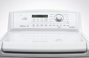 LG H/E Super Capacity H/E Top Load Laundry Pair with Powerful StainCare Technology WT4870CW DLE4870W (ELECTRIC... N7