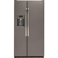 GE GZS22DMJES 21.9 Cu. Ft. Slate Counter Depth Side-by-Side Refrigerator N3