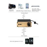 SMSL SA-60 60*2 TPA3116 Class D Big Power HIFI Digital Desktop Amplifier Color Golden with Power Supply with Tera... N5