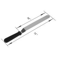 Newcomdigi Angled Icing Spatula Set Stainless Steel Kitchen Cake Spatula Variety Set Pack of 3 (6 inch, 8 inch... N5