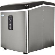 NewAir AI-100SS 28-Pound Portable Ice Maker, Stainless Steel N6