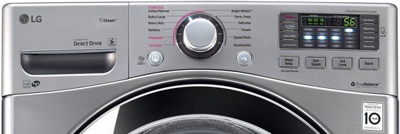 LG WM3670HVA 4.5 Cu. Ft. Graphite Steel With Steam Cycle Front Load Washer - Energy Star N2