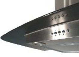 Range Hood Stainless Steel Black Glass 24" KA-144-BLG