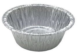 Aluminum Foil Mini Baking Cups 2-3/8" For Mini Muffin, Cupcake, Custard Baking Ramekins Cup Very Small with Plastic... N4