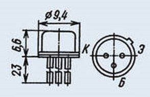 Transistors silicon KT630A (2T630A) analogue BFY67A, 2N1893 USSR 5 pcs N2