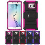 Galaxy S7 Edge Case, HLCT Rugged Shock Proof Dual-Layer Case with Built-In Kickstand for Samsung Galaxy S7 Edge... N17