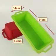 Non-Stick, Eco-friendly and Heat Resistant Silicone Baking and Cake Pan (Random Color)