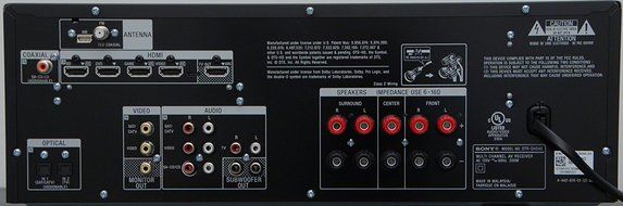 Sony STR-DH540 5.2 Channel 4K AV Receiver 725 Watt Receiver (Black) (Discontinued by Manufacturer) N2