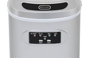 27 lb. Portable Ice Maker in Metallic Silver- A freestanding ice maker that is ETL certified and meets all standards... N5